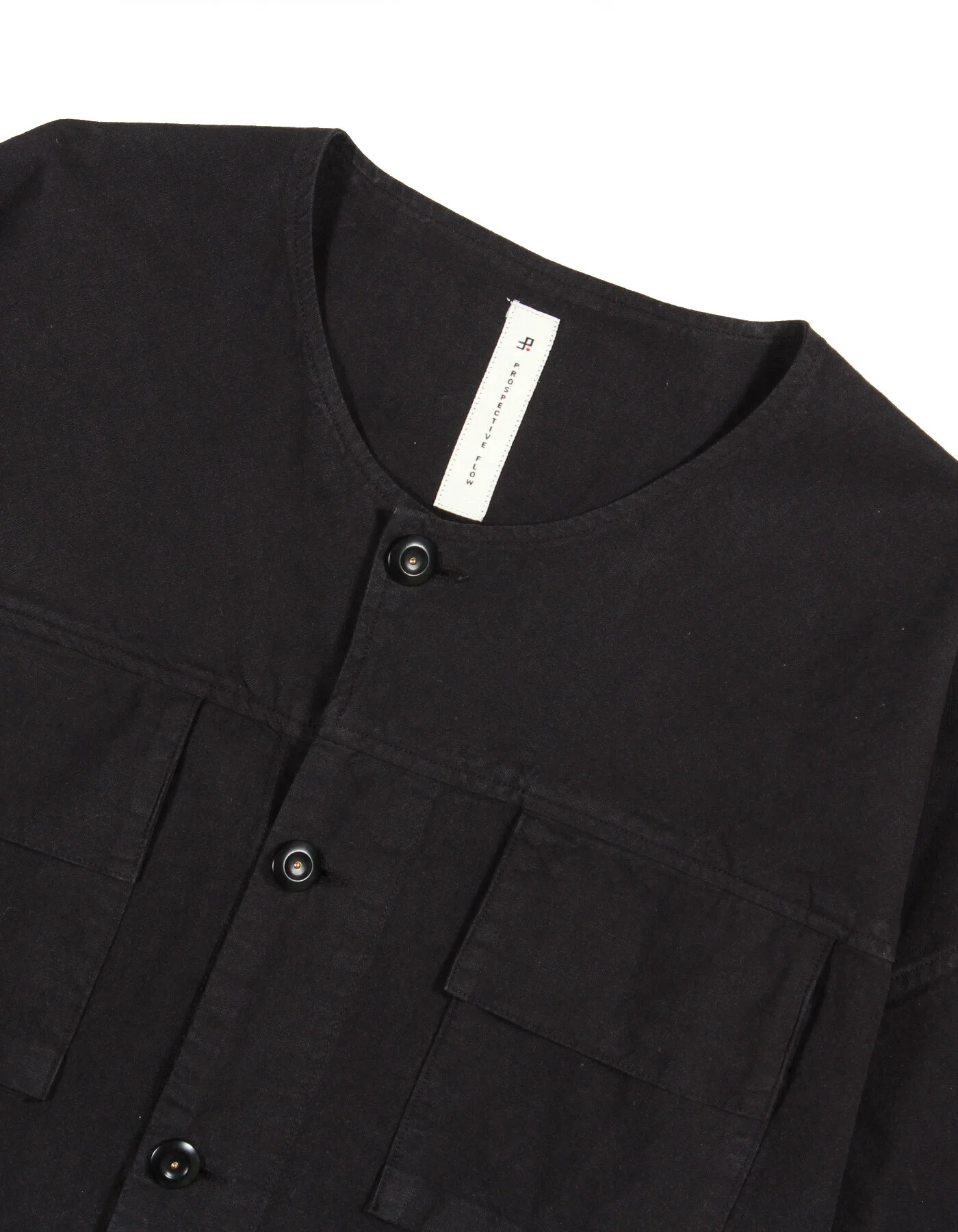 RIKU JACKET - LN - BLACK | Prospective Flow | Japanese Fashion for